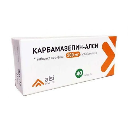 КАРБАМАЗЕПИН-АЛСИ ТАБ 200МГ №40