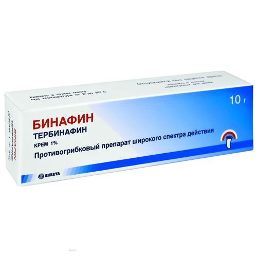 БИНАФИН КРЕМ Д/НАРУЖ 1% 10Г ТУБА