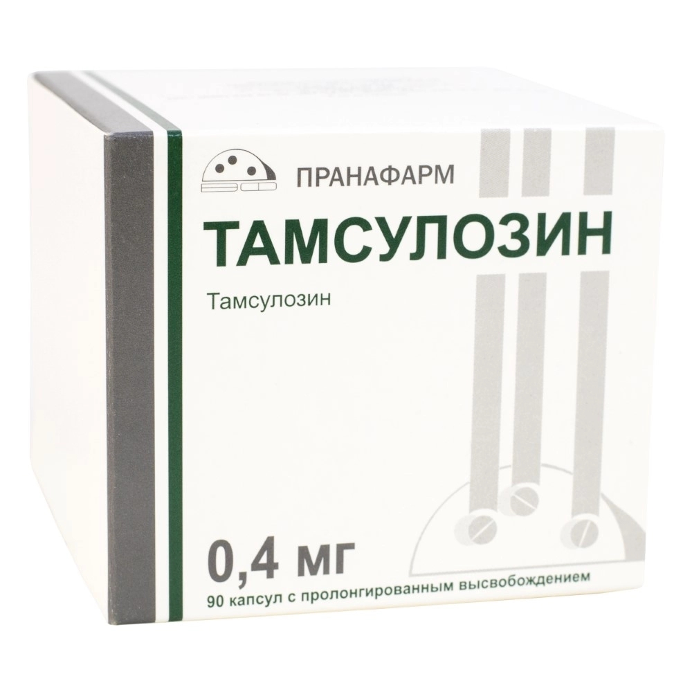 ТАМСУЛОЗИН КАПС ПРОЛОНГ 0,4МГ №90
