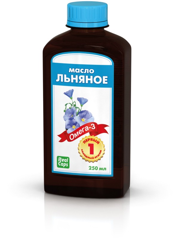 ЛЬНЯНОЕ МАСЛО ПЕРВЫЙ ХОЛОДНЫЙ ОТЖИМ 250МЛ