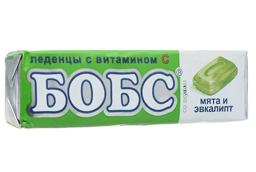 ЛЕДЕНЦЫ БОБС МЯТА/ЭВКАЛИПТ 35Г БАД