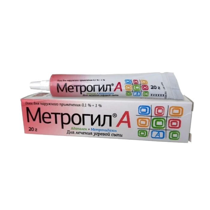 МЕТРОГИЛ А ГЕЛЬ НАРУЖ 0,1%+1% 20Г