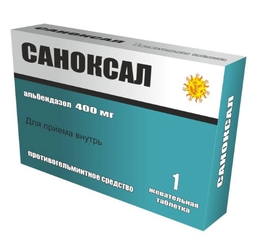 САНОКСАЛ ТАБ ЖЕВАТ 400МГ №1